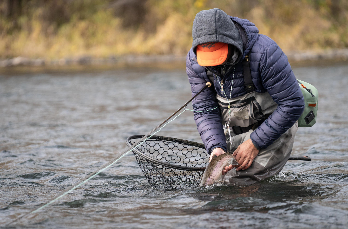 Fishpond Nomad™ Mid-Length Boat Net - Wild Run Edition