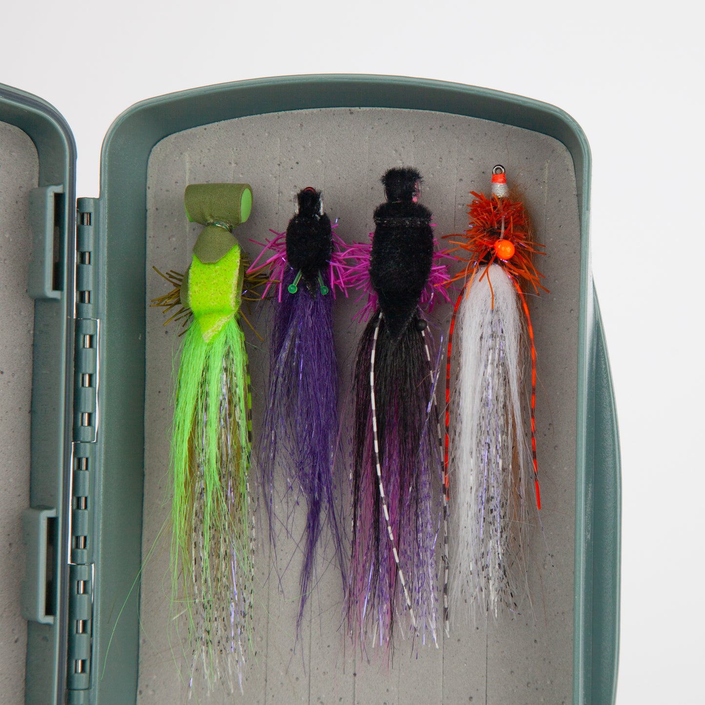 Smoke Grey | 4 flies in open box