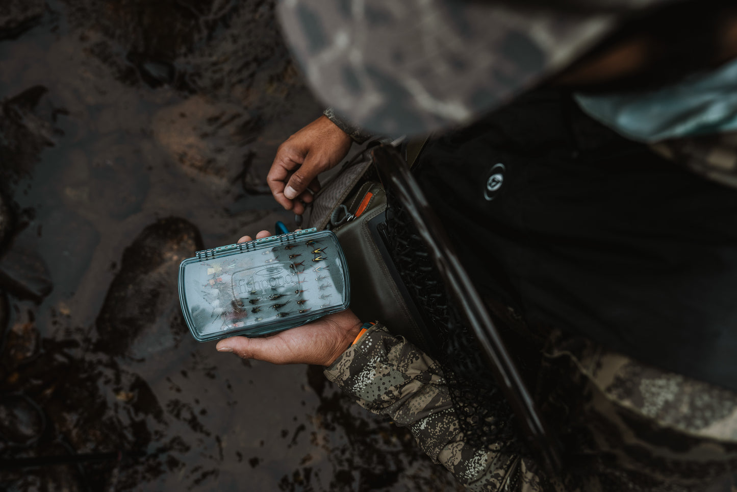 Tacky Pescador Fly Box - Medium - Clear - Dynamic Foam